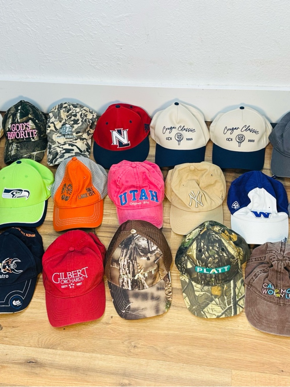 Assorted Baseball Caps - Multicolor Mix - Picture 5 of 6